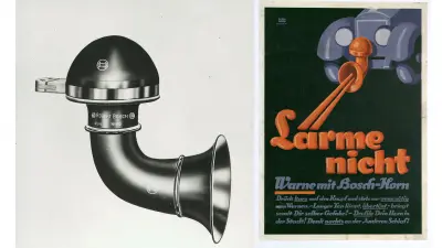 Vintage Germany Bosch Horn Signalhorn 6 Volt 335 Hertz - NOS!! - Please  Read!!