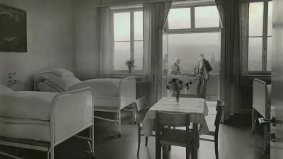 Robert Bosch on one of the balconies of the hospital