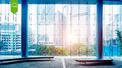Entrance hall of a modern building