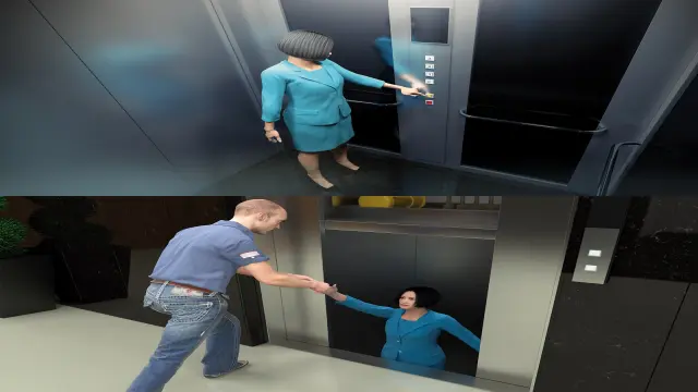 Elevator emergency support 
