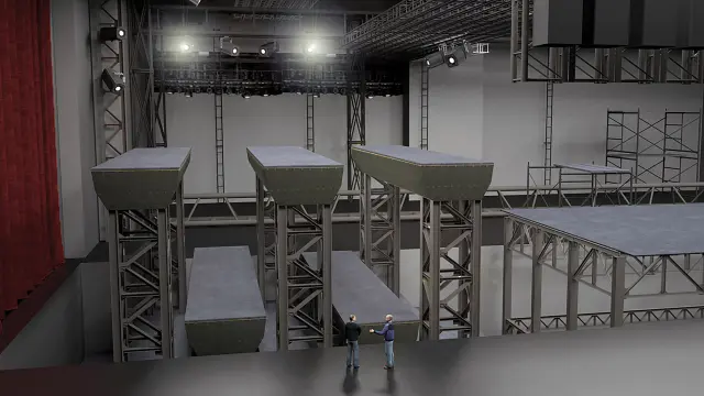 Lower stage machinery