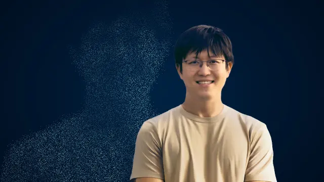 Chen Jianfei presenting his research as part of BCAI's Distinguished Lecture series. Innovation, AI, research