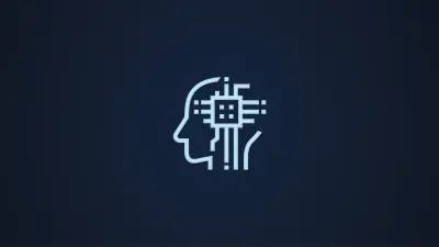 Neuro-Symbolic AI icon: Human profile with integrated circuit brain, representing the fusion of neural networks and symbolic reasoning in artificial intelligence.
