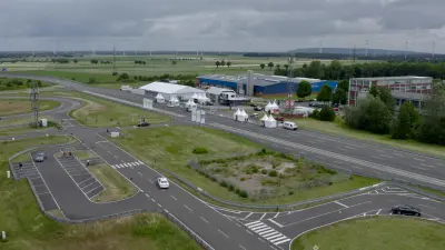 the testing track in Aldenhoven