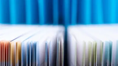 Side view of expanded publications.