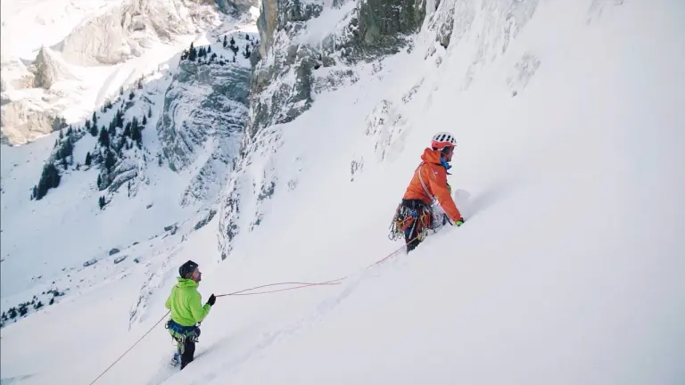 A drilling adventure: climbing the Beta Block Super icefall