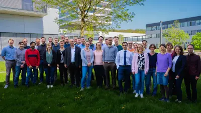 Group photo: members of the BioMEMS team from Bosch Research