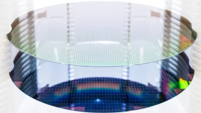 Around 31,000 individual chips fit on a single wafer.