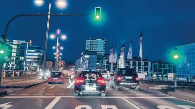 Das Diesel-Testfahrzeug muss sich im Stadtverkehr Stuttgarts beweisen.