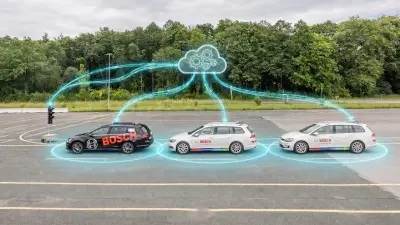 Demonstrator setup visualization, cloud-based control, Bosch Research 