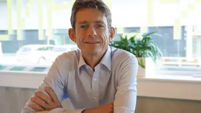 Portrait of Frank Hofmann, Bosch Research expert, at the Bosch Research Campus in Renningen, Germany