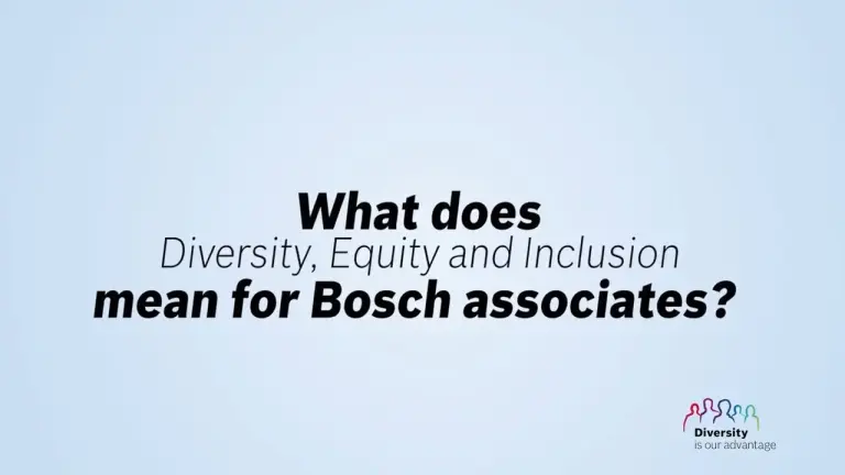 Why Bosch stands for Diversity, Equity, and Inclusion
