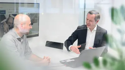 Dr. Markus Bauer und Antonius Gress tauschen sich regelmäßig aus bei welchen weiteren Projekten die Erfahrungen und Konzepte zum Einsatz kommen können. 