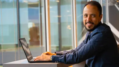 Leonel Rozo during work at Bosch Research at the Bosch Research Campus Renningen, Germany.