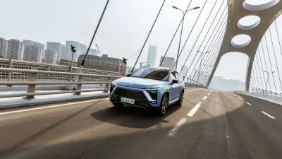 Cruising through Shanghai in an electric SUV Bosch Global