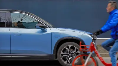 Der NIO ES8 hat ein markantes Design.