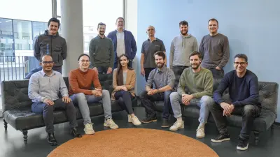 Mirjam Henn with her Bosch Research team for Advanced Technologies and Micro Systems where they work on researching wide bandgap power transistors to enhance the efficiency of electromobility.