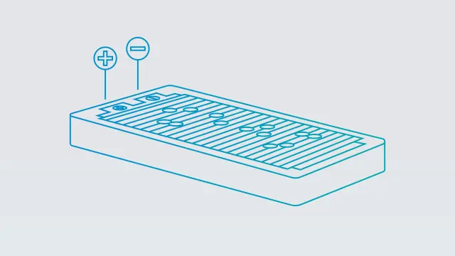 The stack is the central component of the Bosch fuel-cell system.