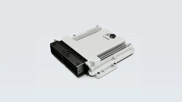 The Bosch fuel cell control unit manages and controls the fuel cell system of the Nikola Two Truck.