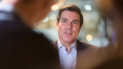 Jean-Marie Sol während eines Interviews über die Zukunft der Landwirtschaft. Smart Farming spielt dabei eine wichtige Rolle.