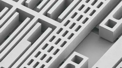 Grayscale SEM image of a microchip
