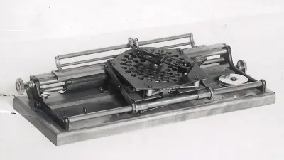 Ein eher ungewöhnliches Produkt, doch verließen in den ersten beiden Jahrzehnten auch Blindenschreibmaschinen die Werkstätten Boschs.