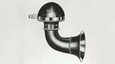 Formvollendete Schönheit aus der Entwicklungsabteilung und dazu noch lautstark – das Bosch-Horn (1921)