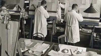 Konstruktion und Erprobung liefen im Lichtwerk Feuerbach in den 1920er Jahren auf Hochtouren, um den technischen Rückstand, den der Krieg verursacht hatte, schnell aufzuholen.
