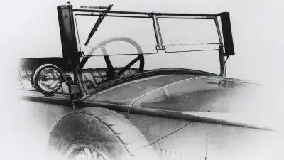 Klare Sicht bei Regen war für die Sicherheit auf den Straßen unerlässlich. Mit dem Scheibenwischer sorgte Bosch ab 1926 dafür.