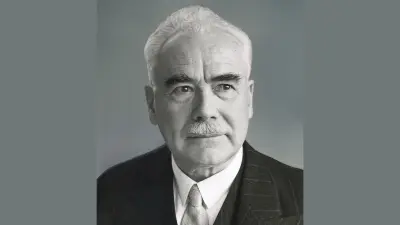 Hans Walz, der Nachfolger Robert Boschs als Unternehmenschef (1953).