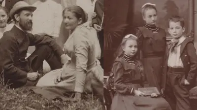 Robert and Anna Bosch and their three children