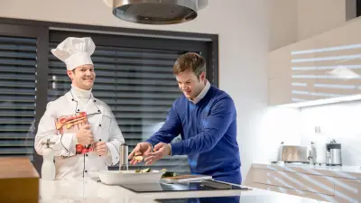 Mykie ist ein Konzept für einen persönlichen Küchenassistenten, der als smarter Gesprächspartner bereitsteht.