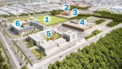 Site plan of the J-Village in Turin