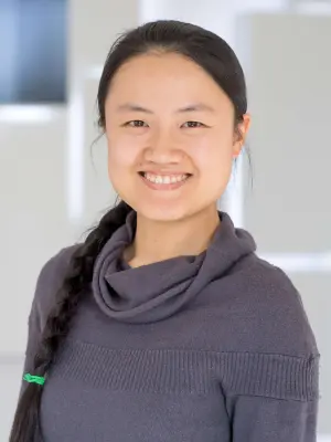 Portraitbild von Kejia Wang, Systemingenieurin bei Bosch Sensortec.