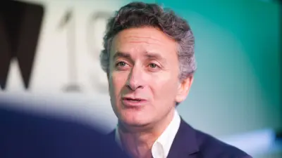 Alejandro Agag während eines Interviews.
