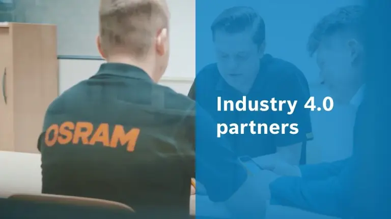 Successful Industry 4.0 partners: OSRAM & Bosch