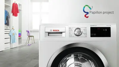Stimmungsbild einer Bosch Waschmaschine Serie 6