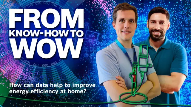 Bosch-Produktmanager Christoph Bauerdick und Bosch Data Scientist Alexandre Chambel sprechen darüber, wie mit Bosch HomeCom Pro Energie gespart werden kann.