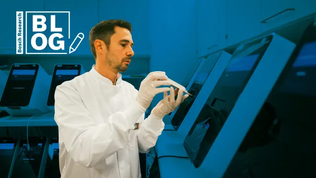 Christian Grumaz bei der Arbeit