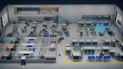 Software enables a more flexible and resource-efficient production within a production hall.