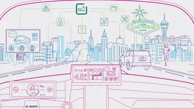 Eine Smart City mit Bosch-Technologien