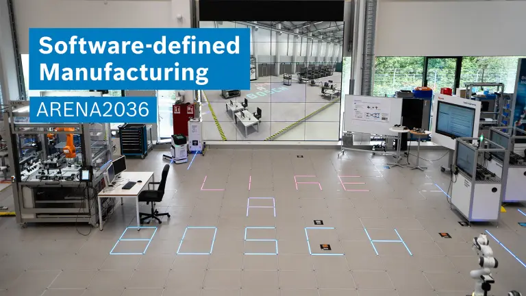 Software-defined manufacturing at the ARENA2036