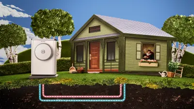 We zien de miniatuurweergave van Shawna's huis.