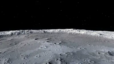 Picture showing a part of the Moon surface.