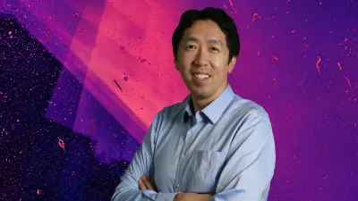 Ein Portraitfoto von Andrew Ng, KI-Experte und CEO von Landing AI.