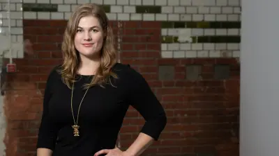 A portrait photo of Catharina van Delden, founder and CEO of innosabi GmbH