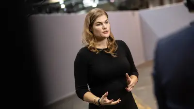 Catharina van Delden speaks and gestures