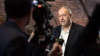 Franz Josef Radermacher during an interview.