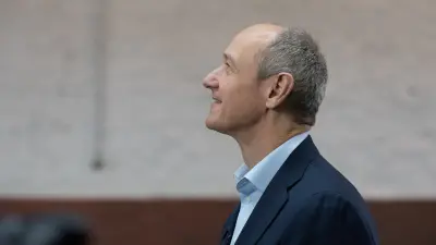 Roland Busch, Chief Technology Officer at Siemens, shown in laterally profile.