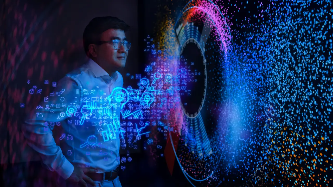 Explainable AI data transparency visualization